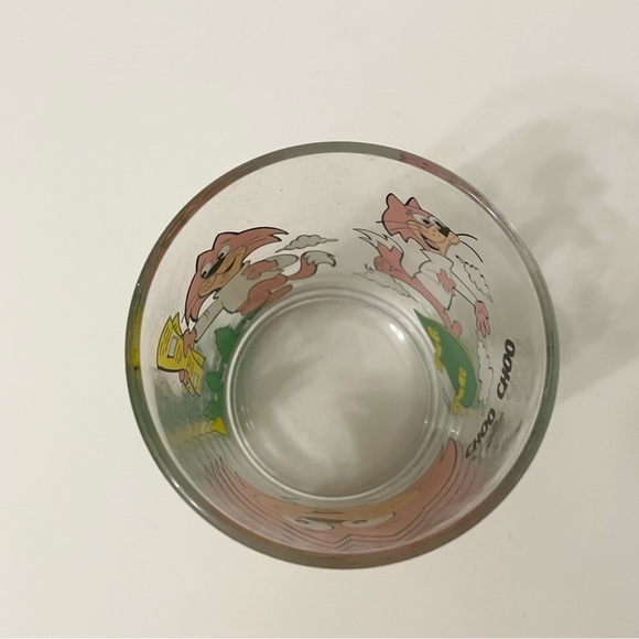 Vintage 1997 Choo Choo Cat Glass Cup Cartoon Top Cat Show - Picture 8 of 15